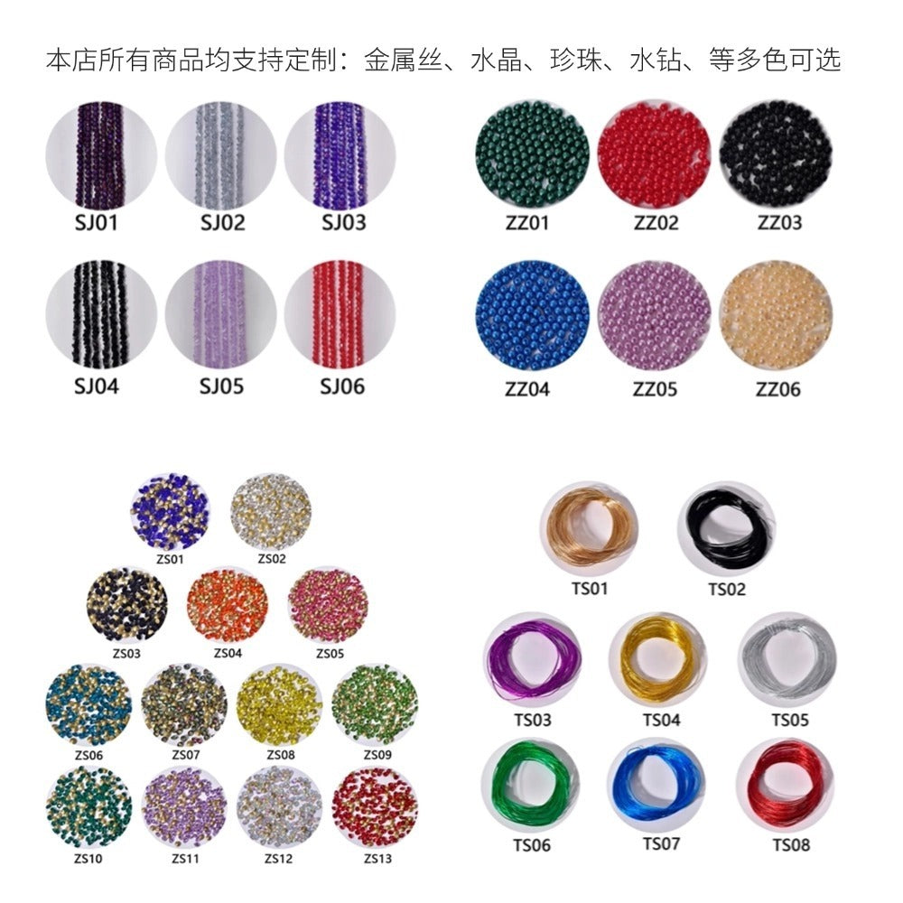 Ness NS68 Gray High-end Light Luxury Hair Accessories Simple Flower Accessories Sweet Girl Exquisite Dress Spring Clip