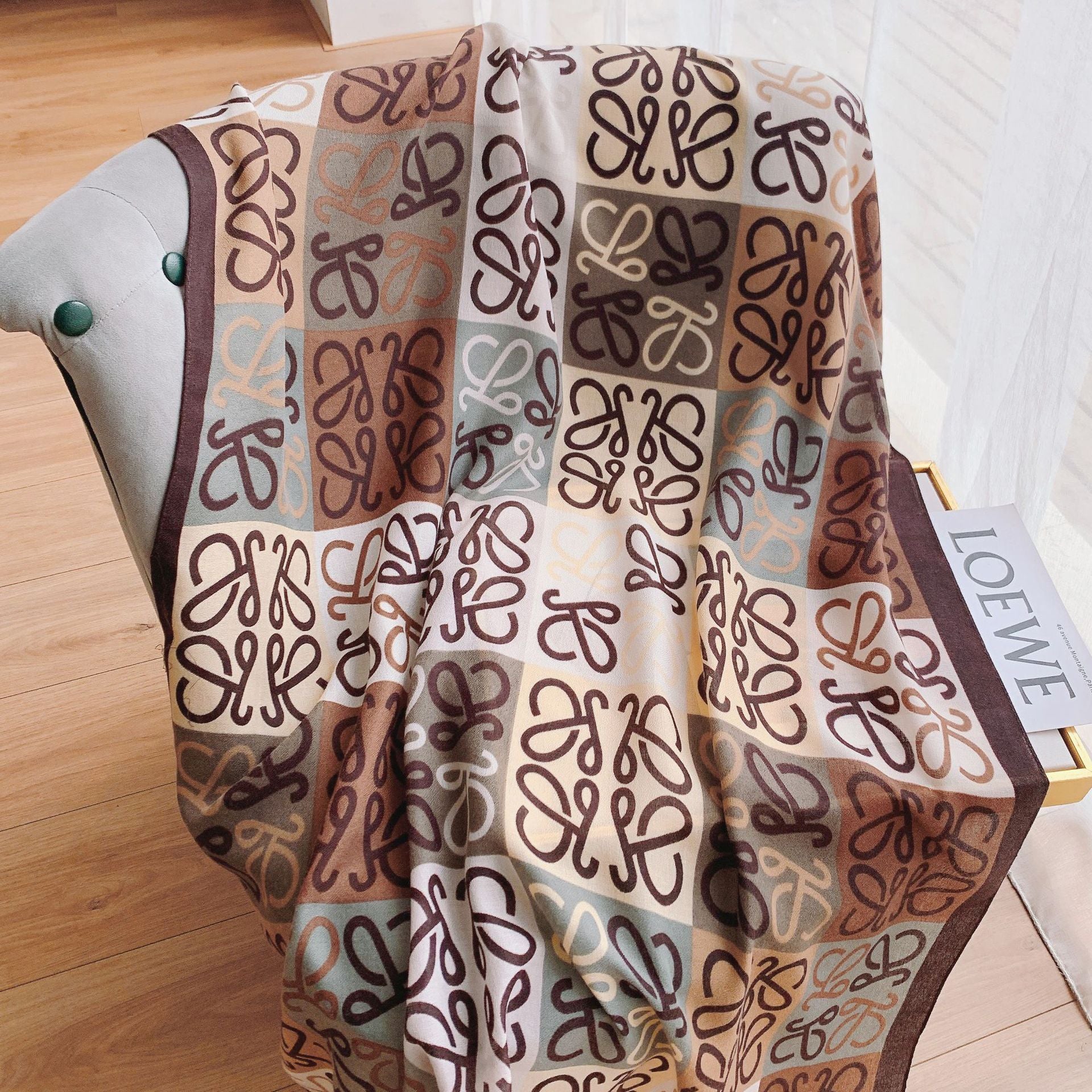 Cross-border Cotton and Linen Scarf Women's Japanese and Korean High-end Fashion Scarf Spring and Summer Sunscreen Warm Shawl Simple Scarf