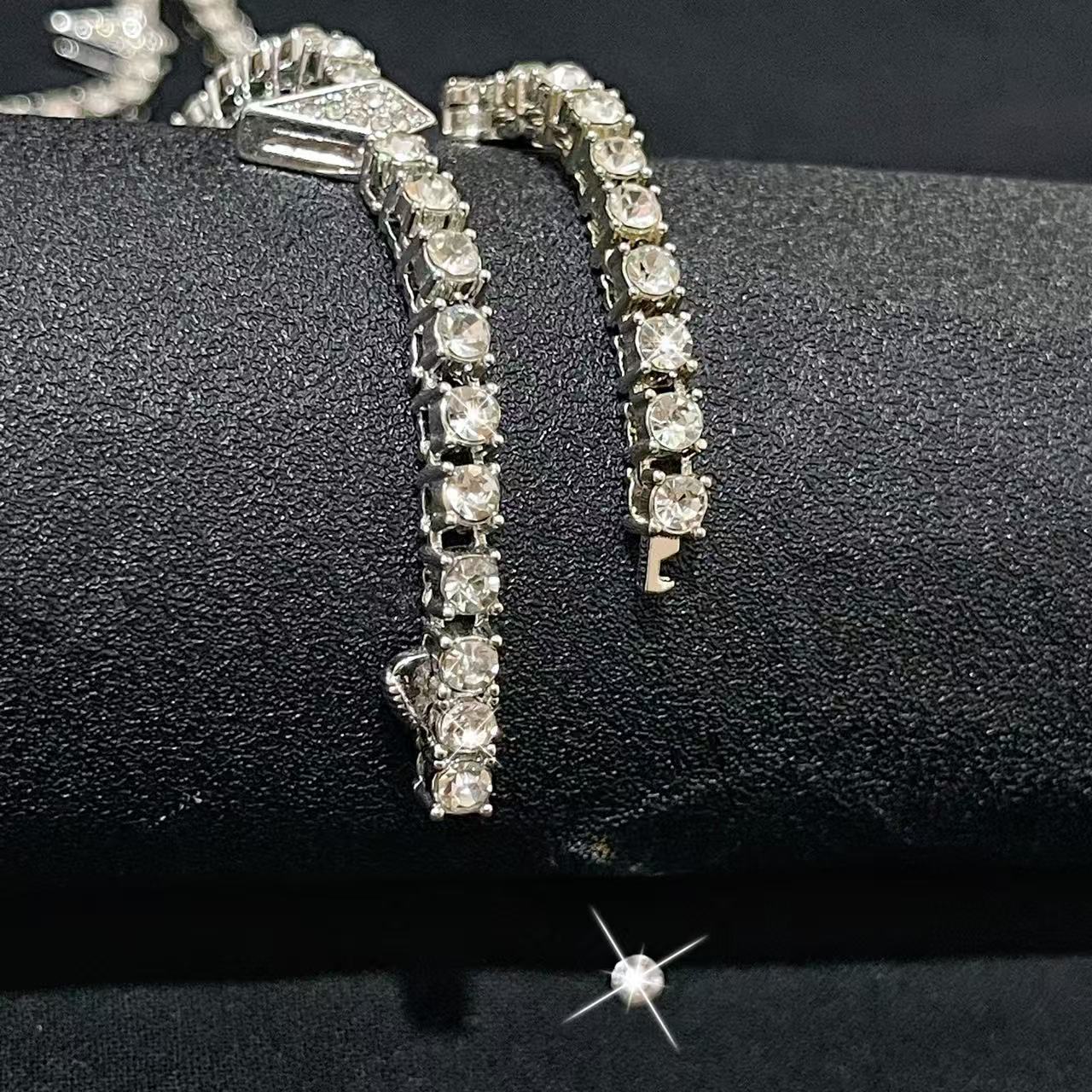 Cross-border hip-hop black panther with fashion brand necklace stacked with cool accessories explosions clavicle chain wholesale accessories