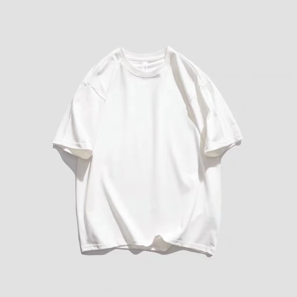 Camiseta Casual Versátil de Manga Curta Unissex com Design Estampado, Nova Chegada Primavera Verão, Confortável e Respirável ...